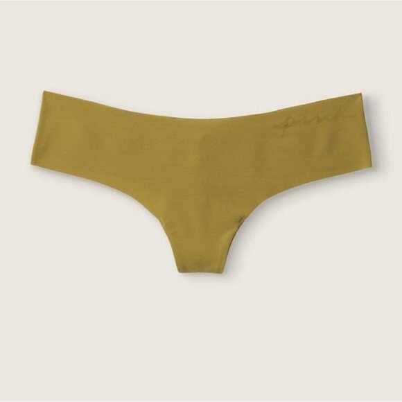 𝅺PINK VICTORIA'S SECRET NO-SHOW THONG PANTY SIZE M - Picture 1 of 3